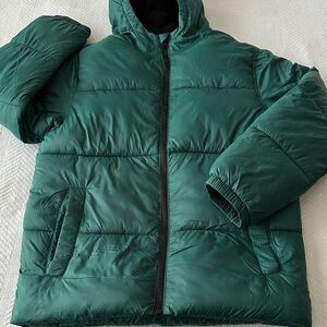 Old Navy Teal Puffer Jacket